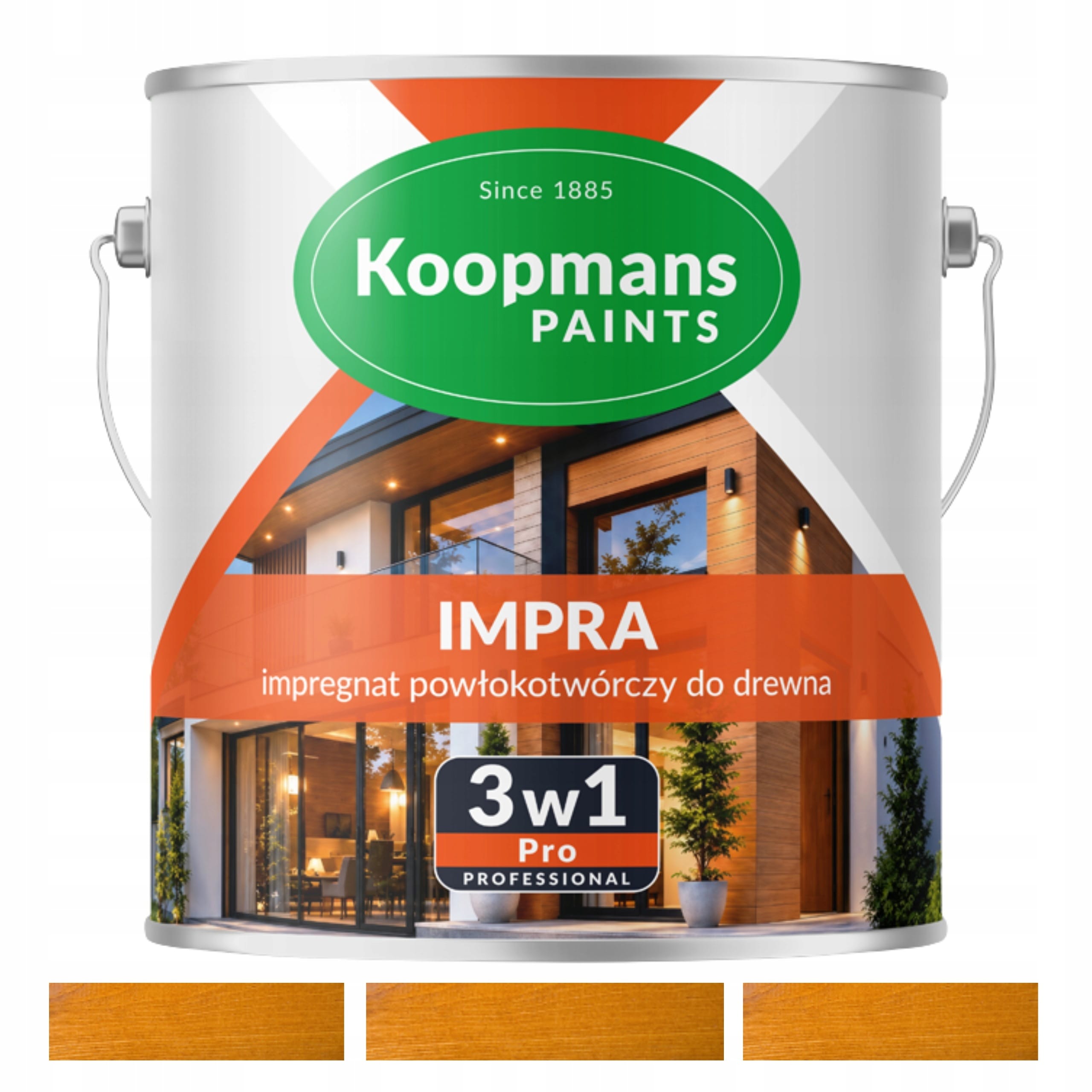 Impregnat 3w1 Koopmans IMPRA 104 Dąb Królewski 20L Lazura do drewna Grunt – zdjęcie 18950327159